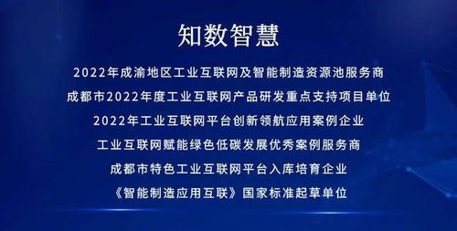 知数智慧入选成渝工业互联网及智能制造资源池服务商，赋能数字内容制作新未来